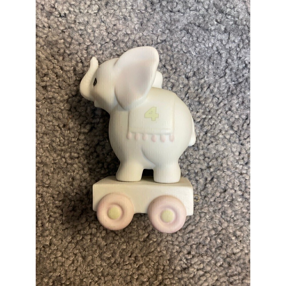 precious moments birthday train elephant age 4